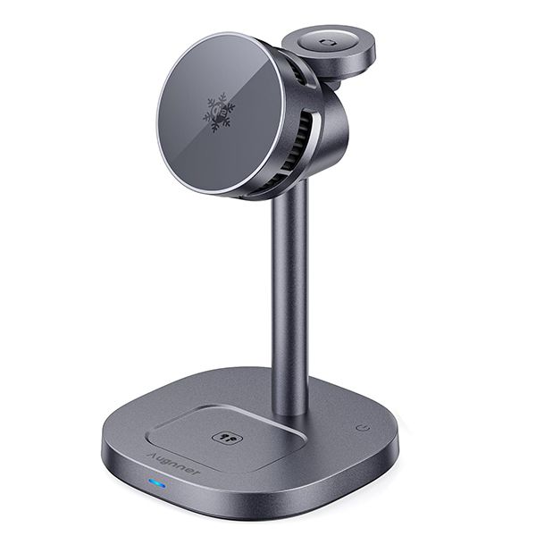 15w MagSafe Wireless Charger - Qi2 Fast 3 in 1 Charging Station