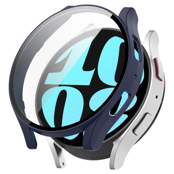 Full Protective Case Compatible With Samsung Galaxy Watch 6 40mm-Dark Blue