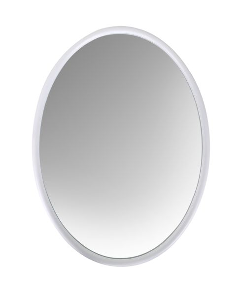 Home Quip - White Omega Oval Mirror - 61 cm x 45 cm