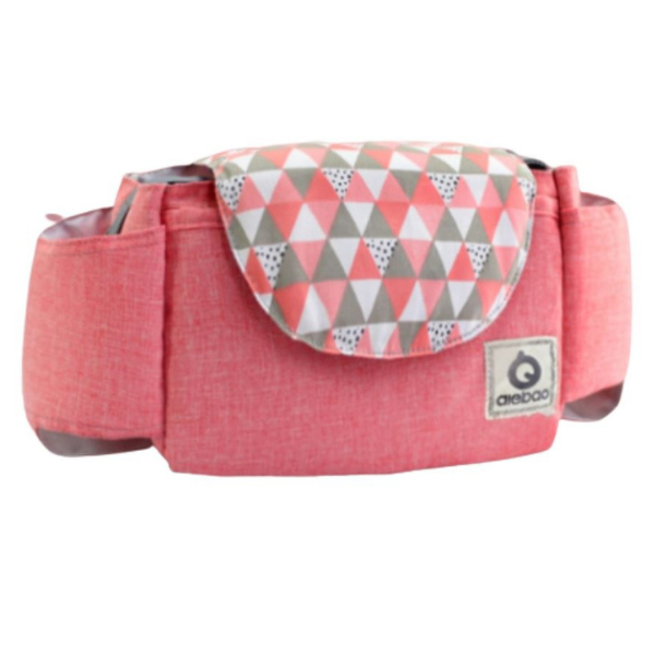 Stroller Organizer Accessories Bag Pink