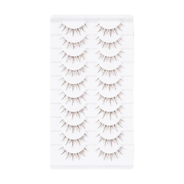 Temu Light and Asian Korean 10 Pairs Brown