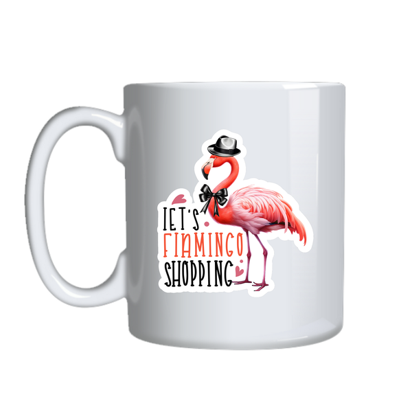 Lets shopping Coffee Mugs Trendy Flamingo Lover Graphic Birthday Present035