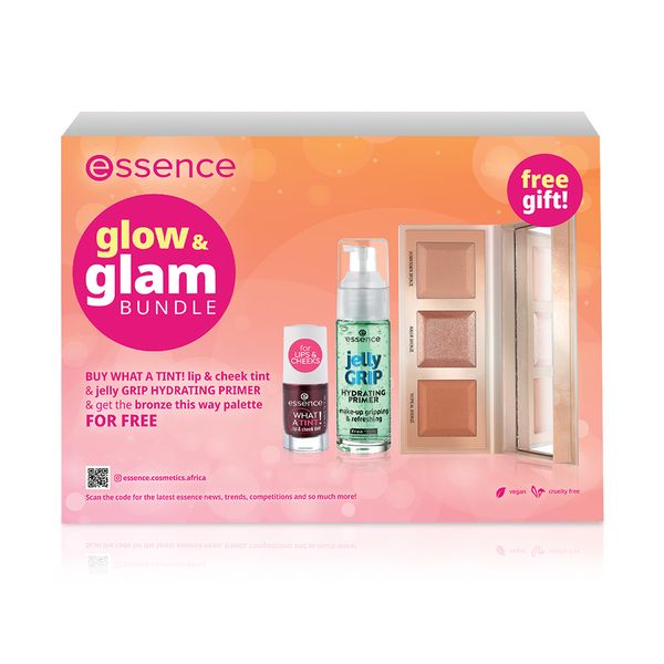 essence Glow &amp; Glam bundle - FREE GIFT bronzing palette
