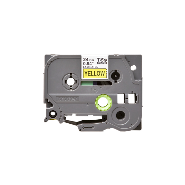 Compatible Brother TZE 651 Black on Yellow Labelling Tape – 24mm