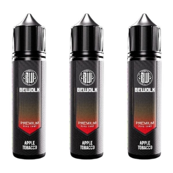 Bewolk Premium Flavor Shot (60ml Bottle) - Apple Black (Pack of 3)