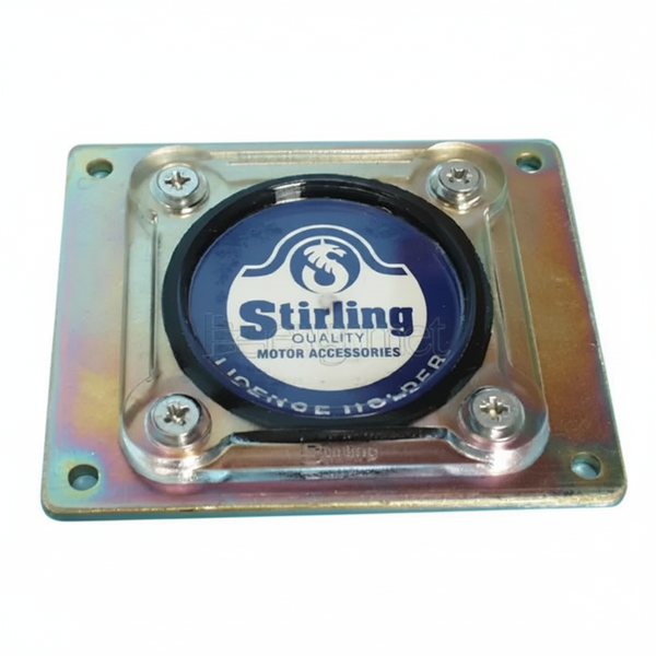 Heavy Duty Single License Plate Holder - Durable Weather Resistant Design