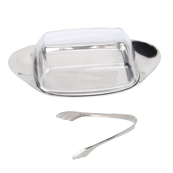 Tentech-Stainless steel Butter Dish With Lid