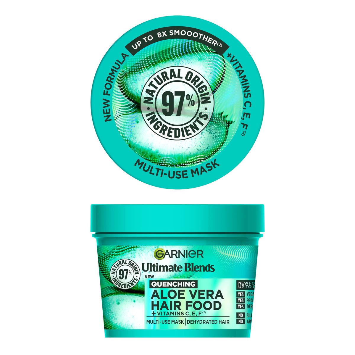 Garnier Hairfood Aloe Vera 3-in-1 Hair Mask - 400ml