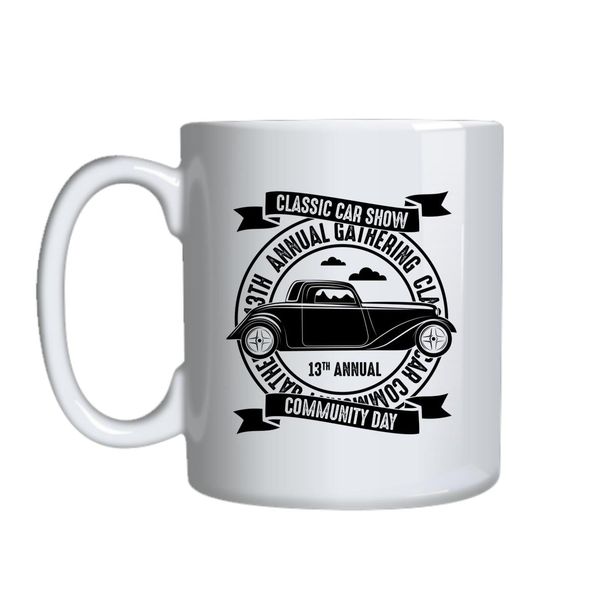 Classic Car Show Mug Gift Idea 125