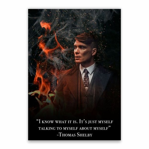 Thomas Shelby Quote Poster - A1