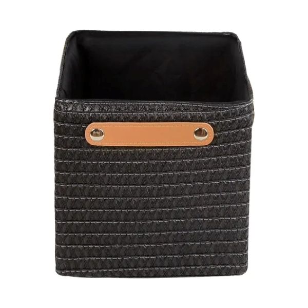 Paille Individual Storage Basket Paris-Black