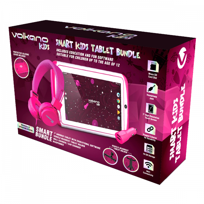 Volkano Kids Smart Tablet Bundle Pink Buy Online in South Africa