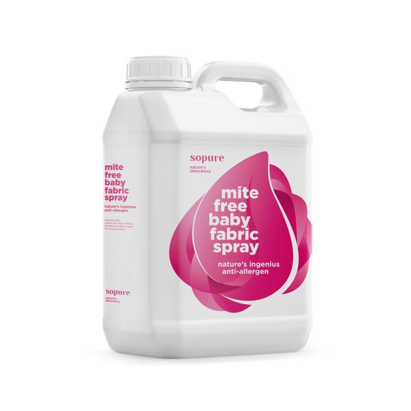 SoPure Natural Eco-Friendly Hyper-Allergenic Mite-free Baby Fabric Spray 5L