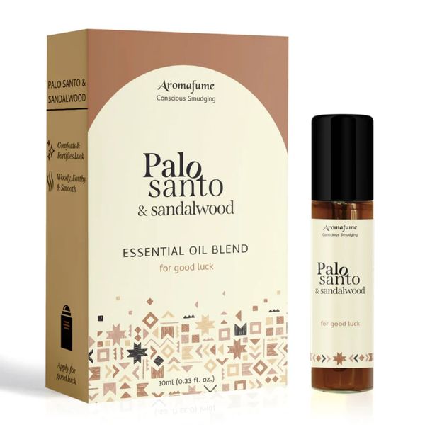 Palo Santo &amp; Sandalwood Roll-On Oil - Aromafume 10ml