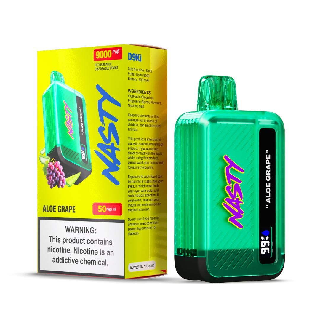 Nasty Bar 9000 Puffs Aloe Grape Disposable Vape | Shop Today. Get it ...