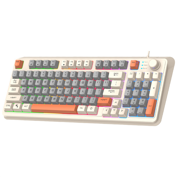 Wired Keyboard Three-Color Luminescent Manipulator Keyboard