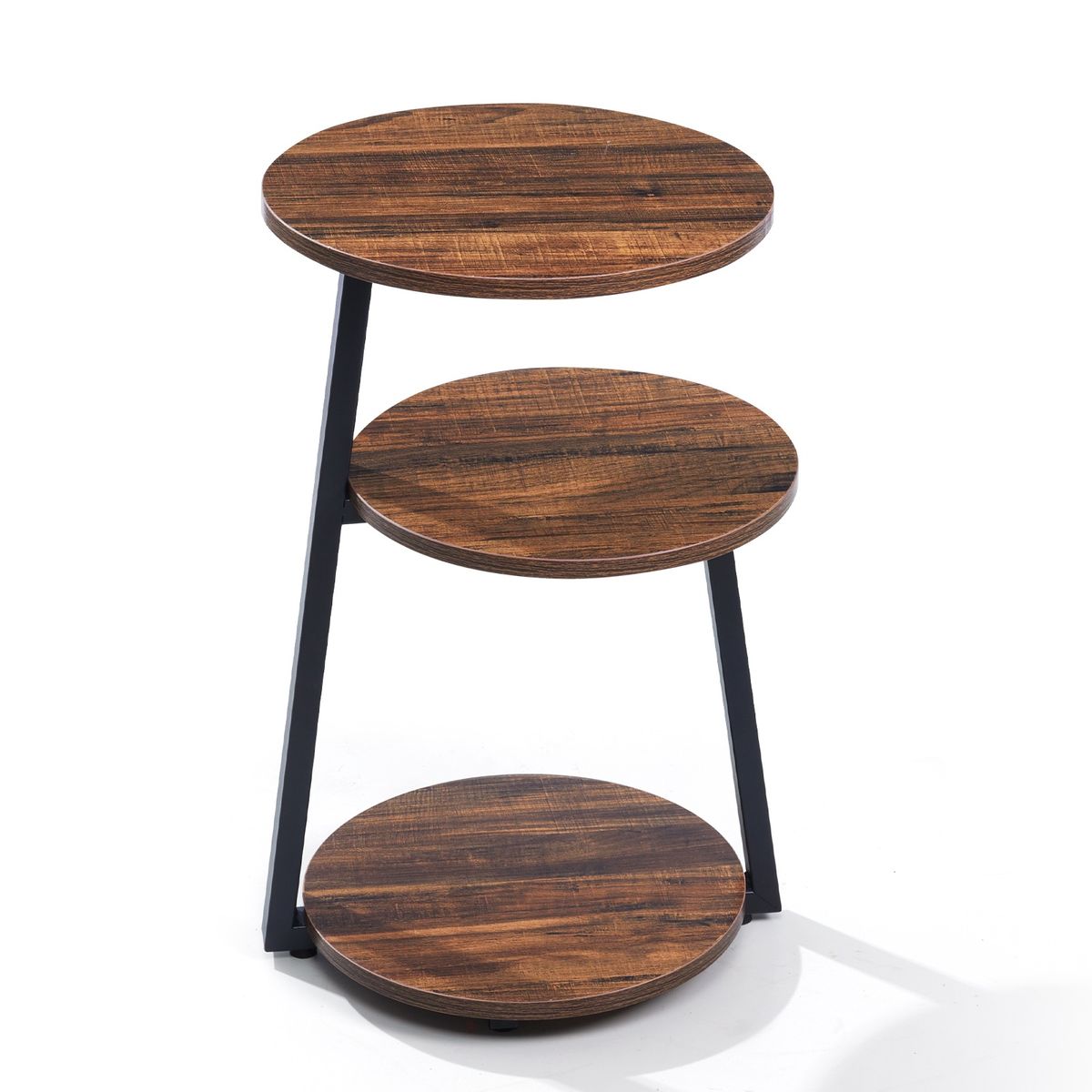 Wooden Top Side Table Coffee Tea Tray Table Corner Table Sofa Side Table