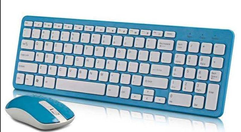 GKM520 Wireless Keyboard and Mouse Set-Blue