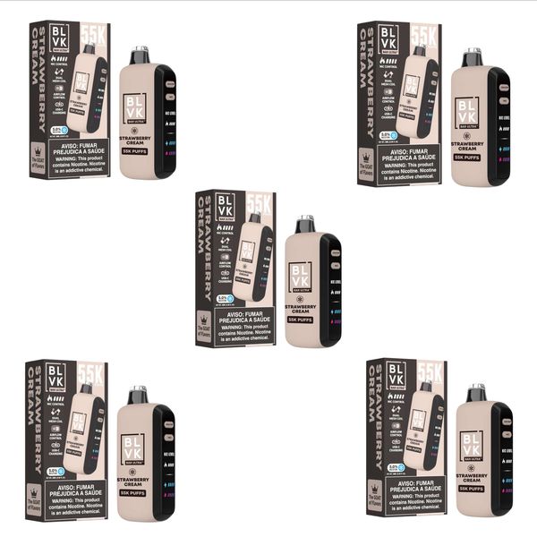BLVK Ultra 55k Disposable Vape - Strawberry Cream (Pack of 5)