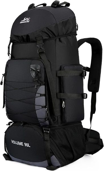 Hiking Backpack, 90L Trekking, Travel, Climbing, Camping, Outdoor Activity