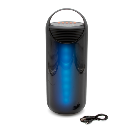 Portable Bluetooth Speaker with LED Lights Wireless Speaker Support FM/USB Image