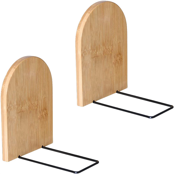 Wooden Book Ends Wood Decorative Bookends Office Book Stand Bookshelf