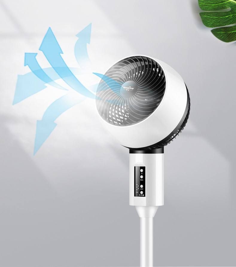 9" Portable Remote Control Air Circulation 3 Blade Pedestal Fan