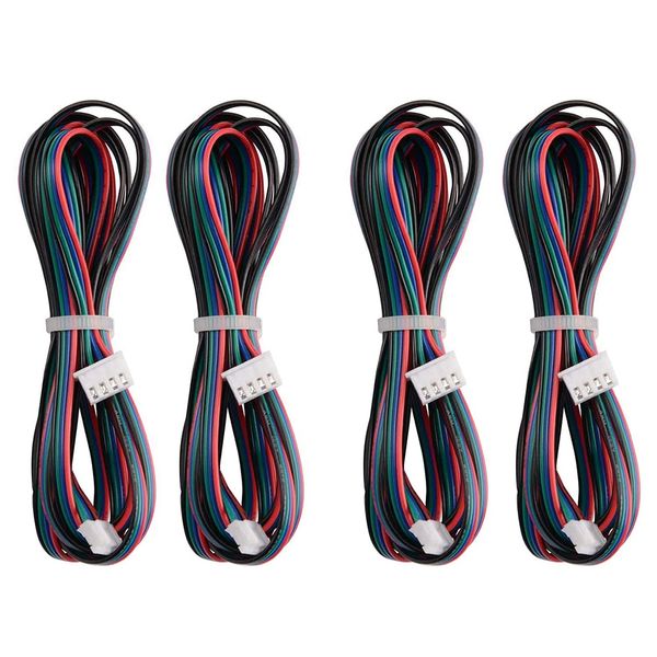 4Pcs 2M Motor Connector Cables Xh2 54 4Pin To Xh2 0 6Pin White