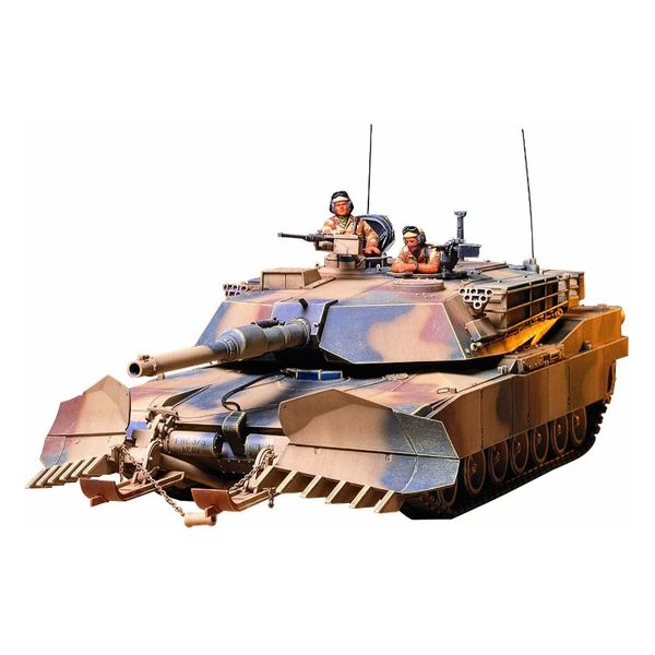 Tamiya 1/35 US M1A1 Abrams Tank with Mine Plow Plastic Model Kit