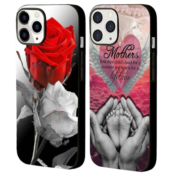 2PCS Rose Flower iPhone 15 Plus Protective Cover,Anime Phone Case 15 Pro