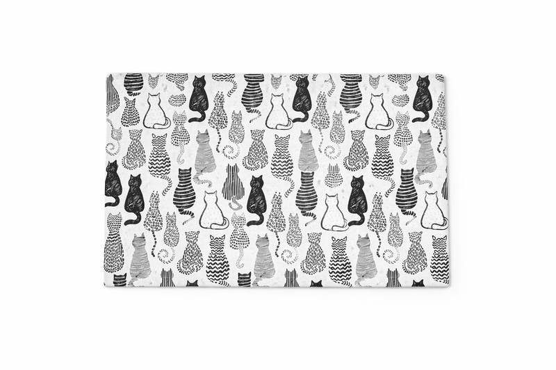 Washing Machine Protective Rubber Mat - Cat