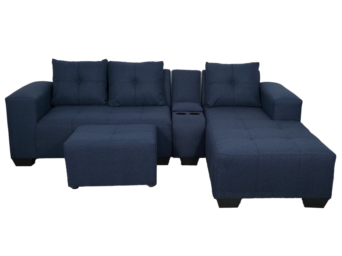 Chelsea Corner Sofa Right Hand Denim Blue Buy Online in South