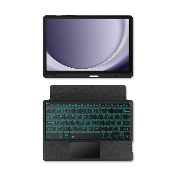 Backlit Keyboard Case for Galaxy Tab A9+ 11" w/ Touchpad, Magnetic