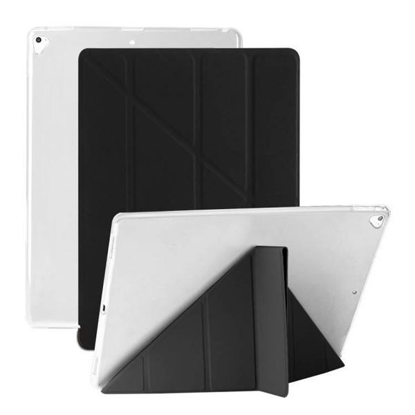 For iPad Pro 12.9 inch 2015 / 2017 Multi-folding Flip Case - Black