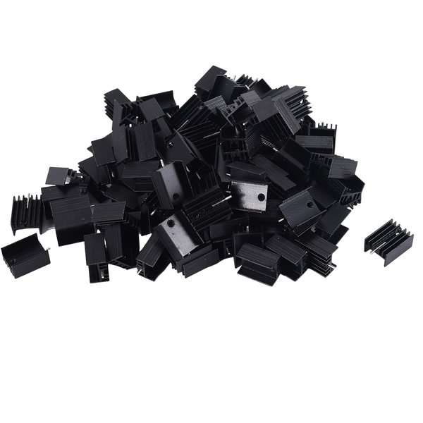 100 Pcs 20X15X10Mm Aluminium To-220 Heatsink To220 Cooler Cooling