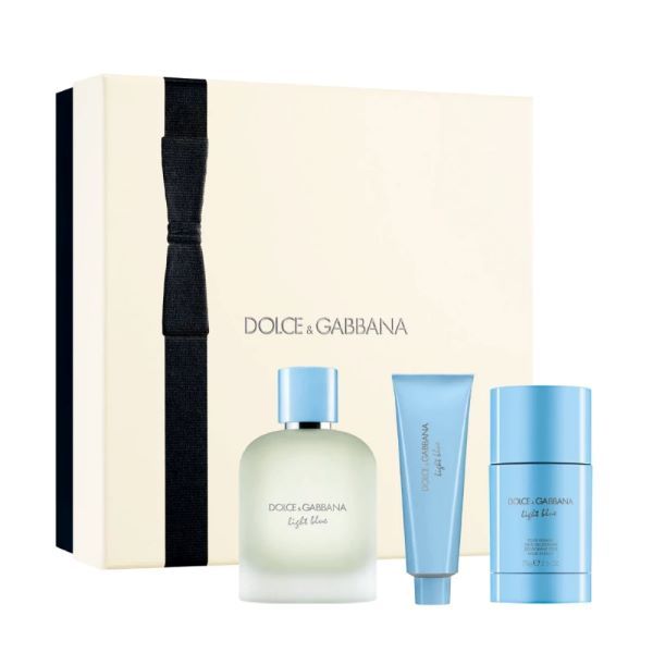 D&amp;G Light Blue 100ML Mens Gift Set 50ml Shower Gel + Deodrant