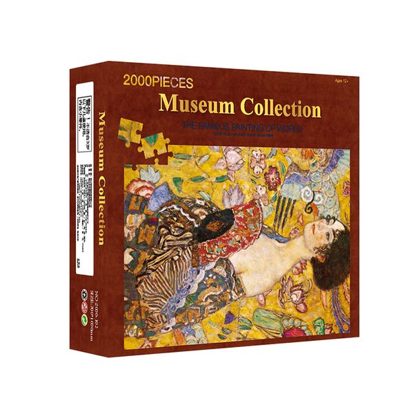 2000-Piece Challenging Large Jigsaw Puzzle - Woman with a Fan Oil Painting