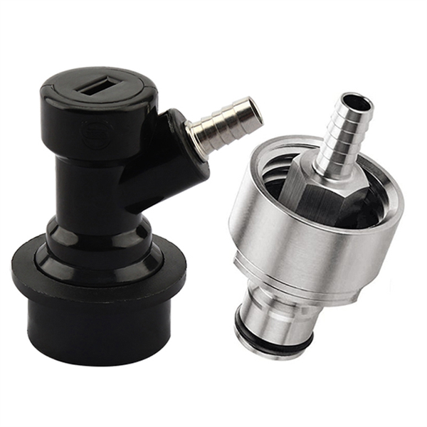 Beer Brewing Carbonation Cap with 5/16Inch Barb Ball Lock Set