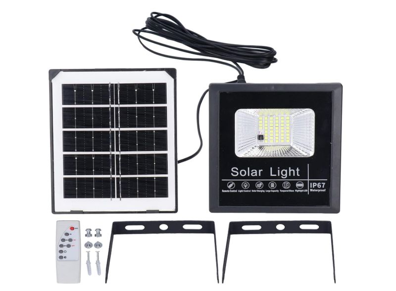 Solar Wall Lamp, 30W Dusk to Dawn Solar Flood Light