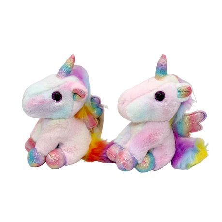 Unicorn plush clearance keychain