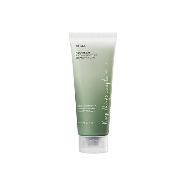 Anua Heartleaf Succinic Moisture Cleansing foam