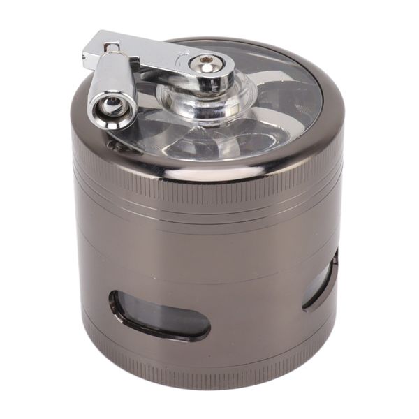 Manual Spice Grinder Zinc Alloy Portable Herb Mill Powder Grinding Machine