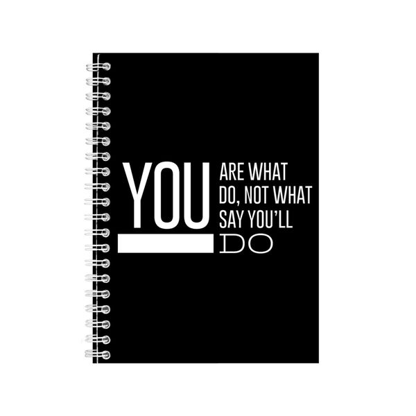You A5 Notebook Spiral Lined Motivational Sayings Graphic Notepad Gift 206