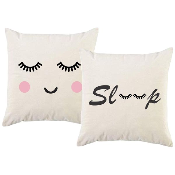 PepperSt – Scatter Cushion Cover Set – Sleep Lashes