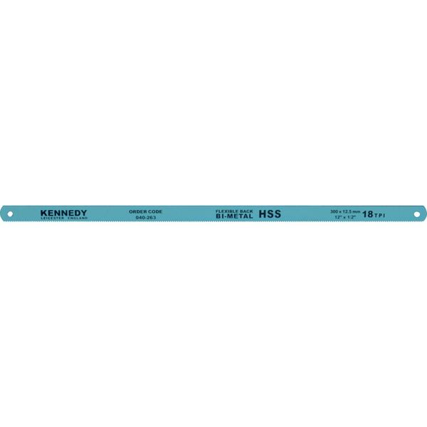 12 Inch x 1/2 Inch x 14 TPI Bi-Metal Hacksaw Blades