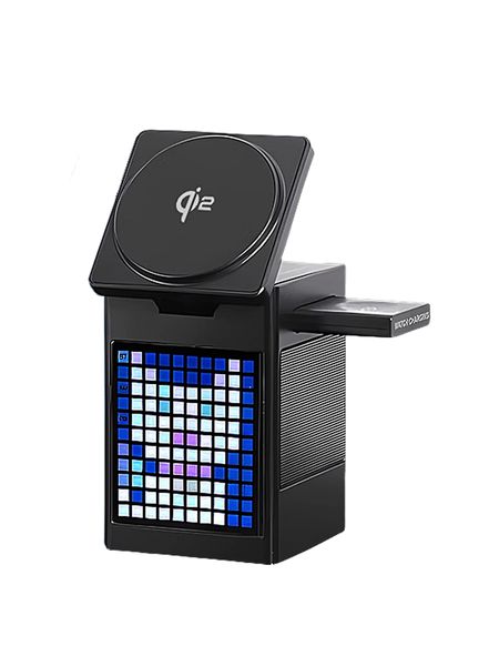 6-in-1 Wireless Charging Station with Bluetooth Speaker