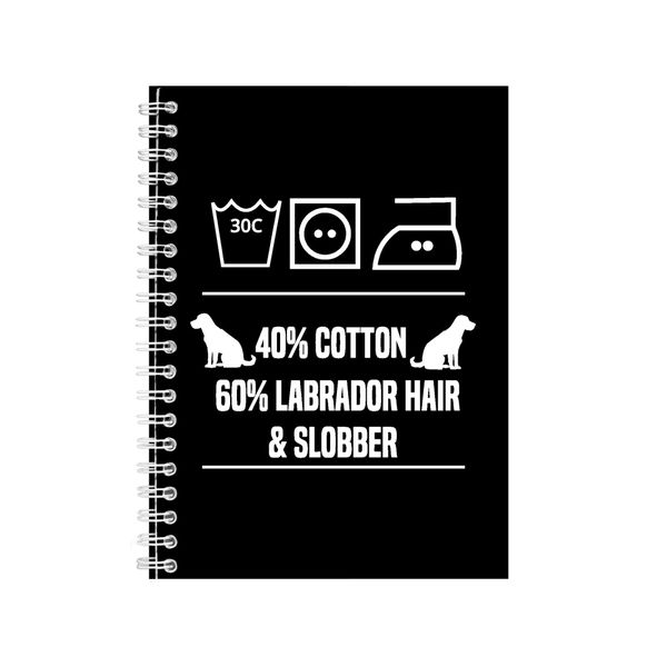 Labrador Wire Bound Notebook Gift Idea Writing Books A4 Notepad