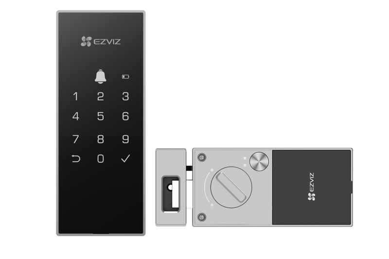 EZVIZ DL03 Smart Rim Lock - Connects to 2.4 GHz Wi-Fi