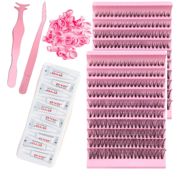 Individual Cluster Eyelash Extension Simple DIY Kit