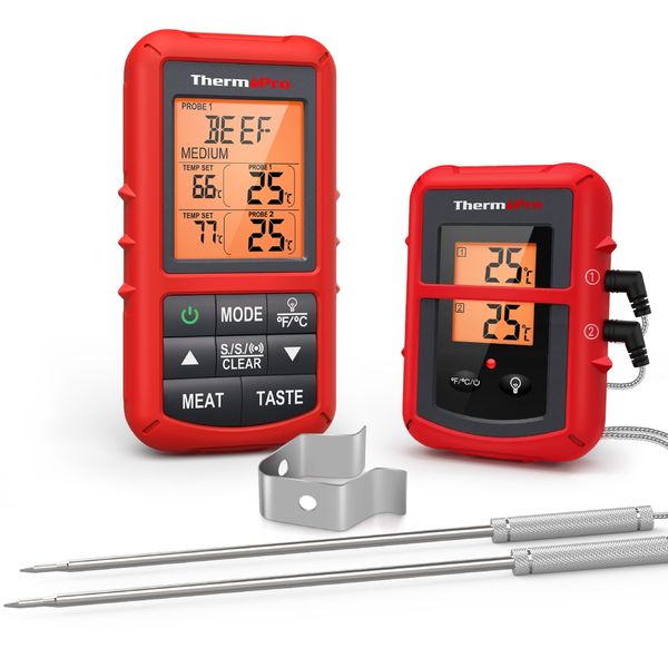ThermoPro Digital Wireless &amp; BBQ Thermometer